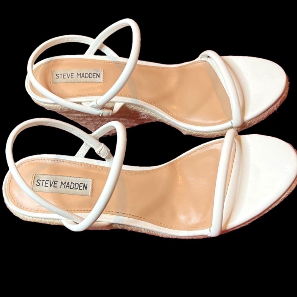 Steve Madden Espadrille Wedges, Size 10 - Picture 3 of 10